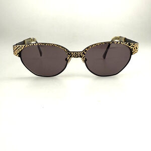 Vintage Rosana Sunglasses mod. R9 Made in Japan Gold Chain Oval 90s RARE